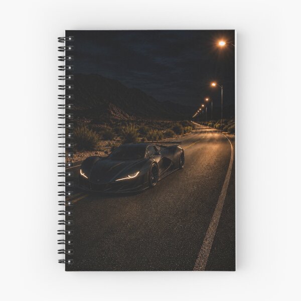 Item preview, Dark Supercar Driving at Night Under Streetlights designed and sold by Vaelia.