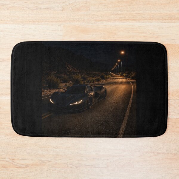 Item preview, Dark Supercar Driving at Night Under Streetlights designed and sold by Vaelia.