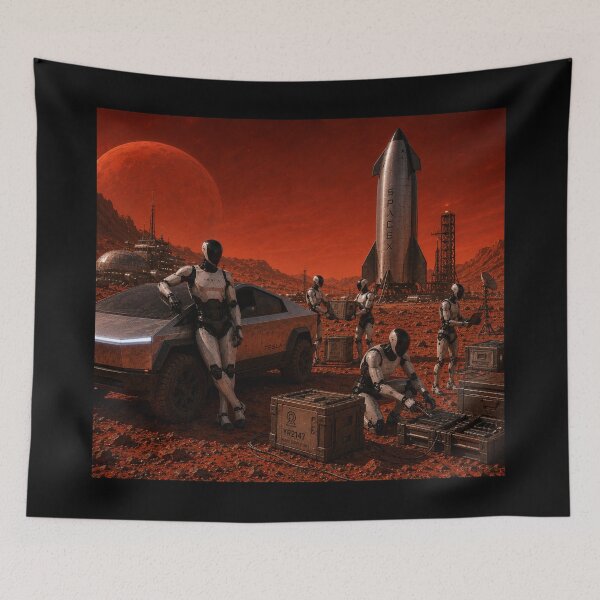 Item preview, YR2147 – Futuristic Robots & Space Exploration designed and sold by TEEJAMBOREE.