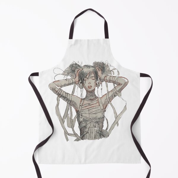 Item preview, Bandaged Woman With Flowing Ribbons And Closed Eyes designed and sold by EmptyForest.