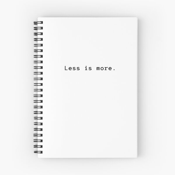 Item preview, Less Is More Minimalist Typewriter Quote designed and sold by L98-Studio.