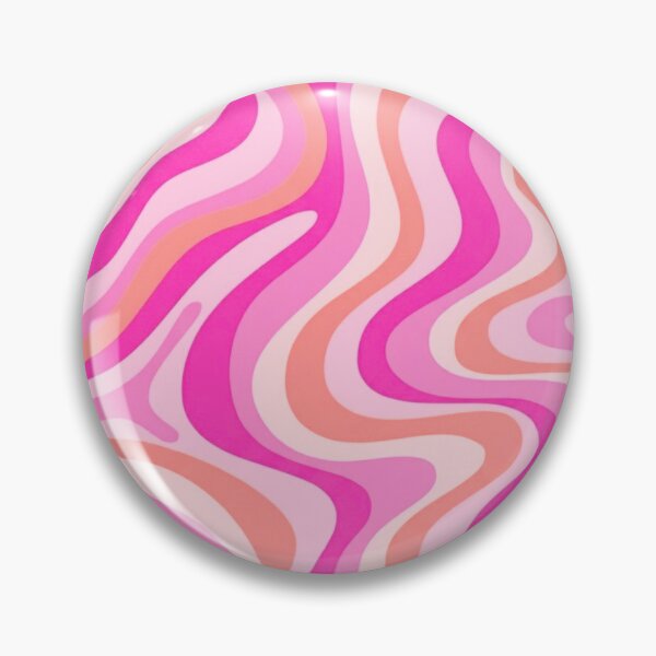 Item preview, Liquid Swirl Retro Abstract in pinks and peach tones, Light Blush, Cream, and White designed and sold by Differenceee.
