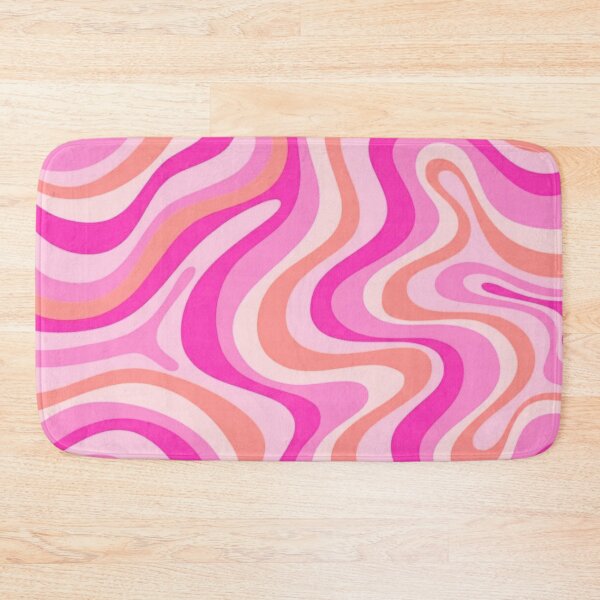 Item preview, Liquid Swirl Retro Abstract in pinks and peach tones, Light Blush, Cream, and White designed and sold by Differenceee.