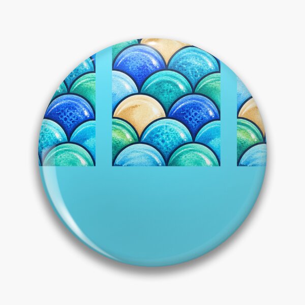 Item preview, Underwater Aqua Scale Pattern designed and sold by annenambiro.