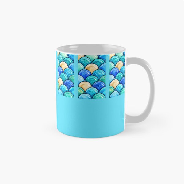 Item preview, Underwater Aqua Scale Pattern designed and sold by annenambiro.