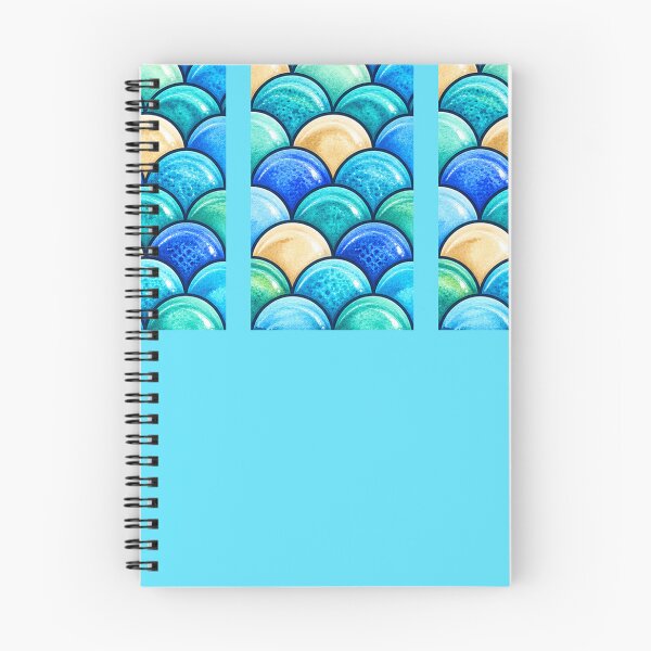 Item preview, Underwater Aqua Scale Pattern designed and sold by annenambiro.