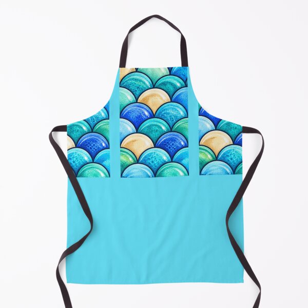Item preview, Underwater Aqua Scale Pattern designed and sold by annenambiro.