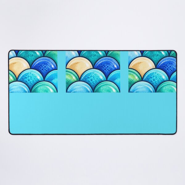 Item preview, Underwater Aqua Scale Pattern designed and sold by annenambiro.