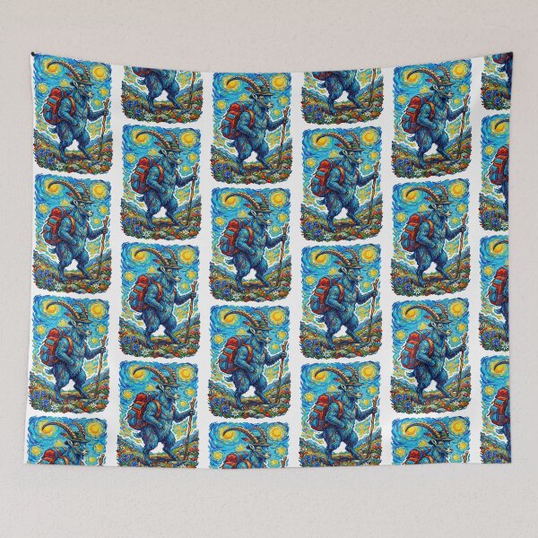 Item preview, Starry Night Goat Hiker designed and sold by TeeARTHY.