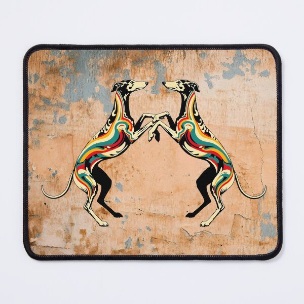 Item preview, GALOGO - Street Variations - Two Galgos Street Art No. 3 designed and sold by GALOGO – Art for Sighthounds & Animal Welfare.