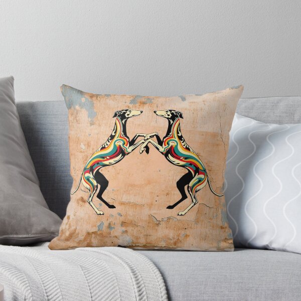 Item preview, GALOGO - Street Variations - Two Galgos Street Art No. 3 designed and sold by GALOGO – Art for Sighthounds & Animal Welfare.