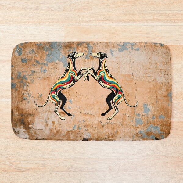 Item preview, GALOGO - Street Variations - Two Galgos Street Art No. 3 designed and sold by GALOGO – Art for Sighthounds & Animal Welfare.