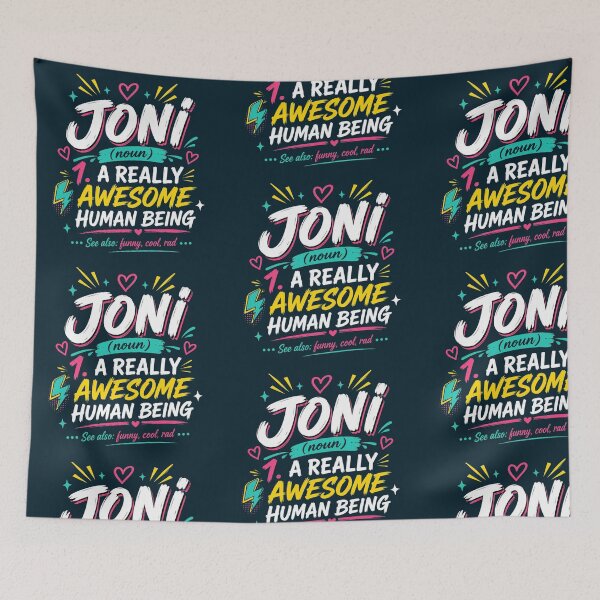 Item preview, Joni Is Awesome Colorful designed and sold by TrendyThreadsCo.