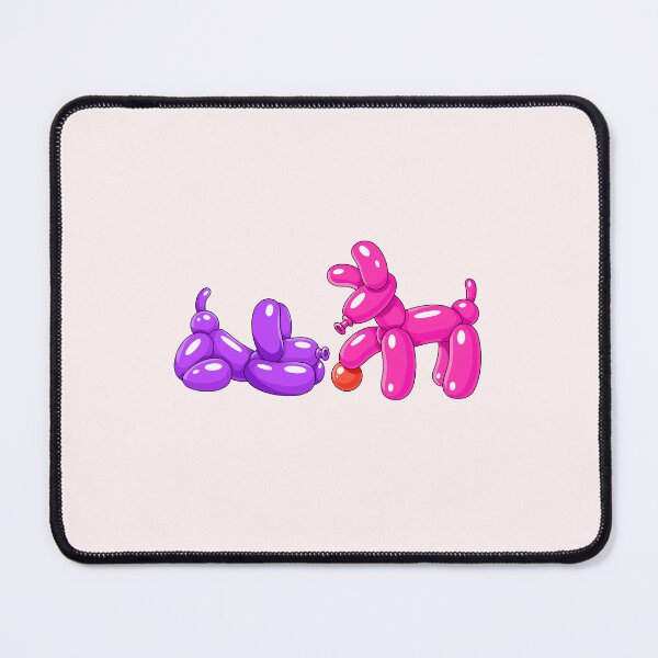 Item preview, Purple & Pink Balloon Dogs with Red Ball designed and sold by DesgnsxGifts.