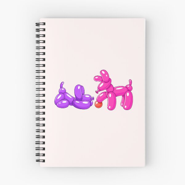 Item preview, Purple & Pink Balloon Dogs with Red Ball designed and sold by DesgnsxGifts.