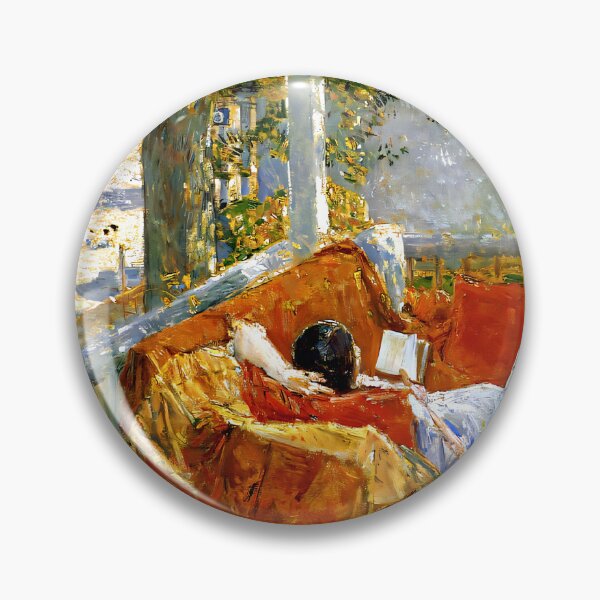 Artikelvorschau, Childe Hassam - Couch auf der Veranda entworfen und verkauft von Jon-Baran.