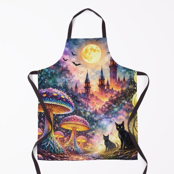 Item preview, Enchanted Forest with Cats designed and sold by cuprum.