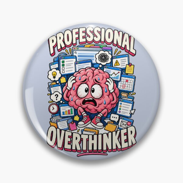 Item preview, Professional Overthinker designed and sold by Foxglow Studio.