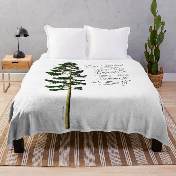 Item preview, Pine Tree Environmental Quote designed and sold by EleanoreKathe.