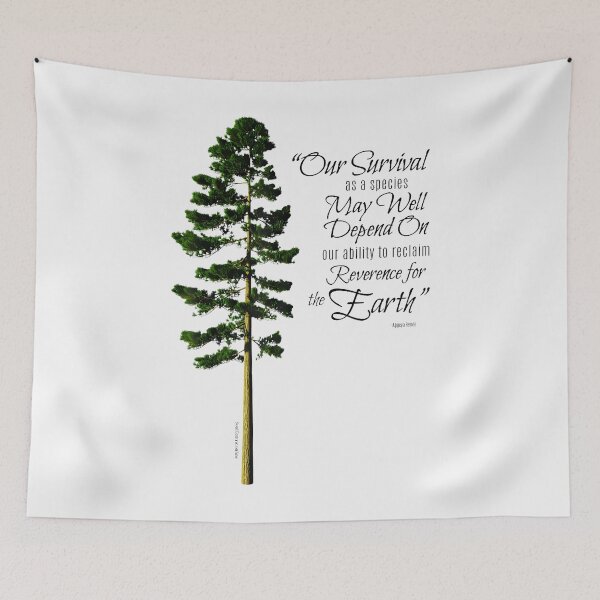 Item preview, Pine Tree Environmental Quote designed and sold by EleanoreKathe.