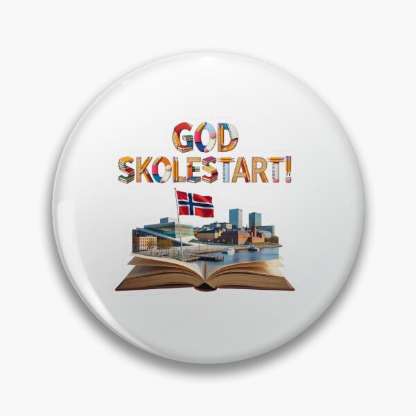 Item preview, Norway School Start Oslo Travel Sticker designed and sold by Imaginarium of Chaos falcon88 .