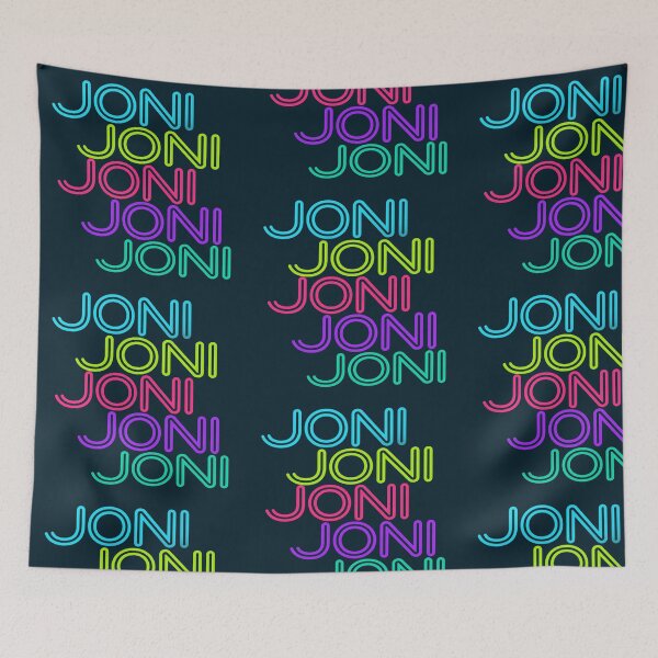 Item preview, Joni Name Colorful Retro designed and sold by TrendyThreadsCo.