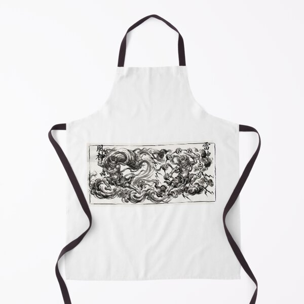 Item preview, Fujin Raijin Wind Thunder Gods Art designed and sold by Kanjigraphy.