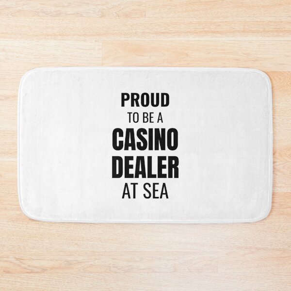 Item preview, Proud to be a Casino Dealer at Sea (Black) designed and sold by ShipCrewNation.
