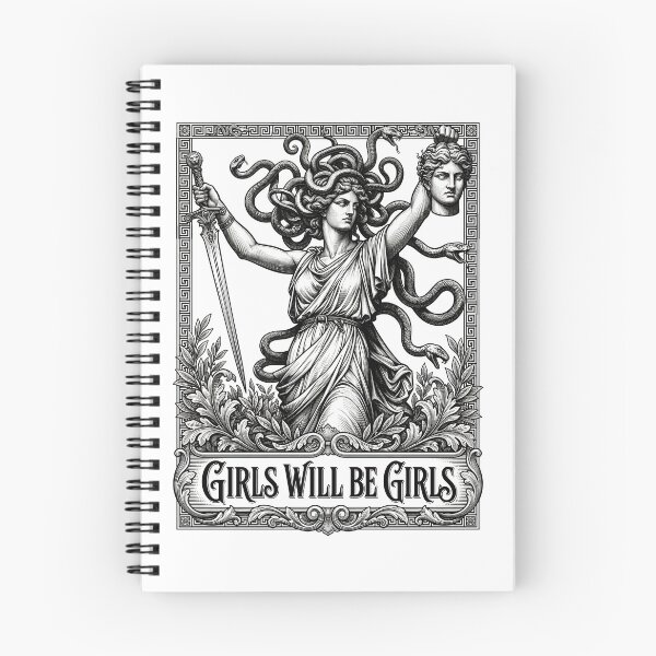 Item preview, Medusa Feminist Girls Will Be Girl designed and sold by TeeARTHY.