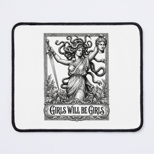 Item preview, Medusa Feminist Girls Will Be Girl designed and sold by TeeARTHY.