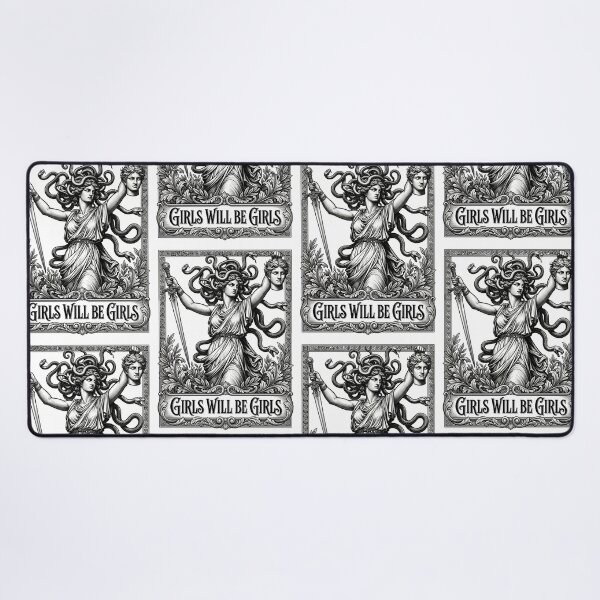 Item preview, Medusa Feminist Girls Will Be Girl designed and sold by TeeARTHY.