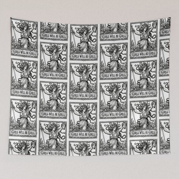 Item preview, Medusa Feminist Girls Will Be Girl designed and sold by TeeARTHY.