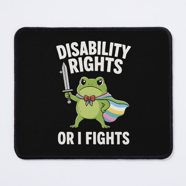 Item preview, Disability Rights Or I Fights Frog Meme designed and sold by a-turner-paint.