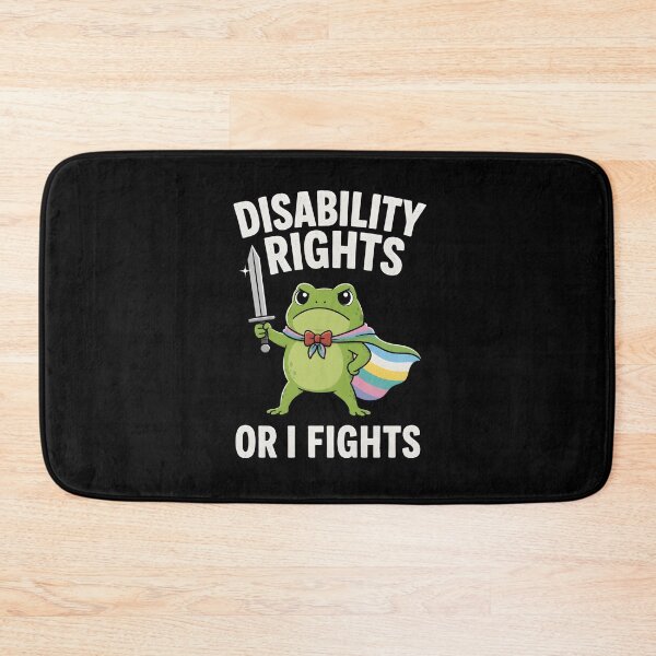 Item preview, Disability Rights Or I Fights Frog Meme designed and sold by a-turner-paint.