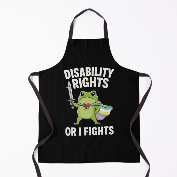 Item preview, Disability Rights Or I Fights Frog Meme designed and sold by a-turner-paint.