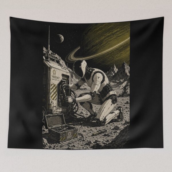 Item preview, YR2147 – Futuristic Robots & Space Exploration designed and sold by TEEJAMBOREE.