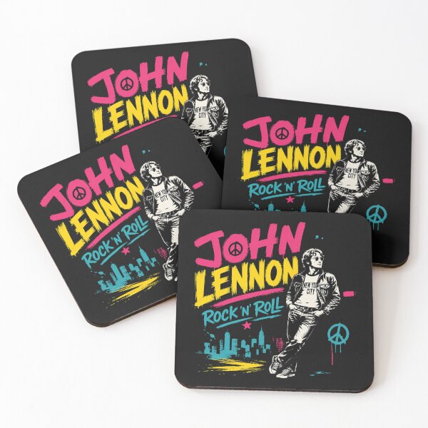 Item preview, Lennon Vintage Rock Musician  designed and sold by TrendyThreadsCo.