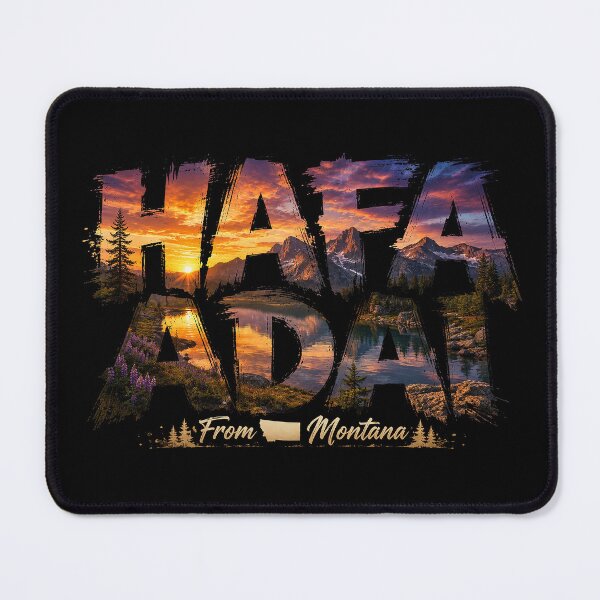 Item preview, Håfa Adai from Montana: Big Sky Mountain Sunset & Treasure State Spirit designed and sold by BlissBlvdShop.