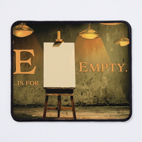 Item preview, E... is for Empty. designed and sold by Bernard Santora.