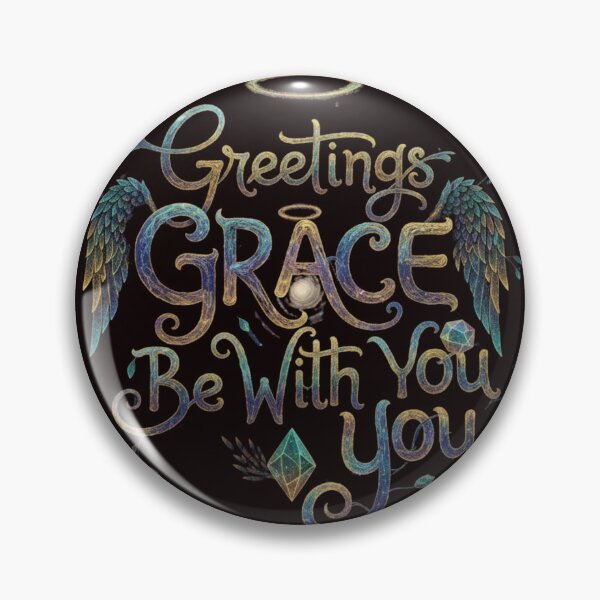 Item preview, Greetings Grace Be With You designed and sold by SkrabinhoArt.