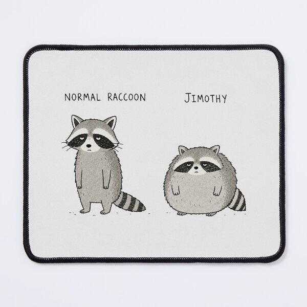 Item preview, Funny Jimothy Raccoon Meme designed and sold by MonkiFlipp.