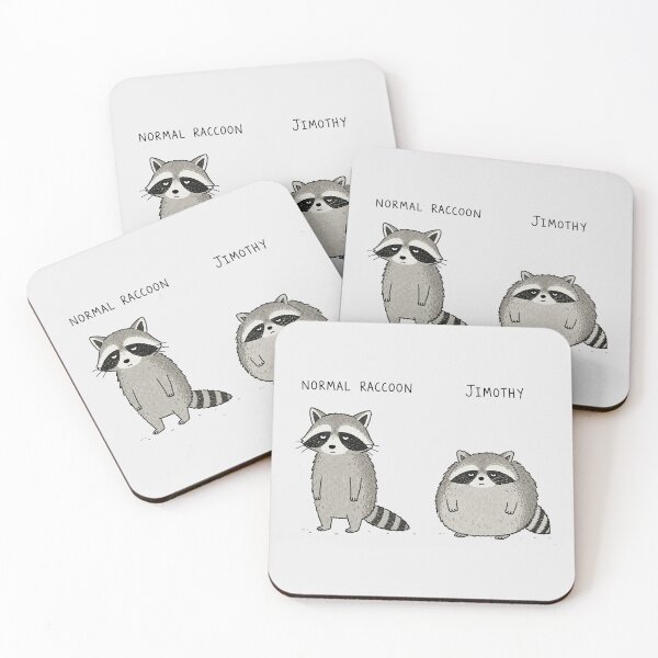 Item preview, Funny Jimothy Raccoon Meme designed and sold by MonkiFlipp.