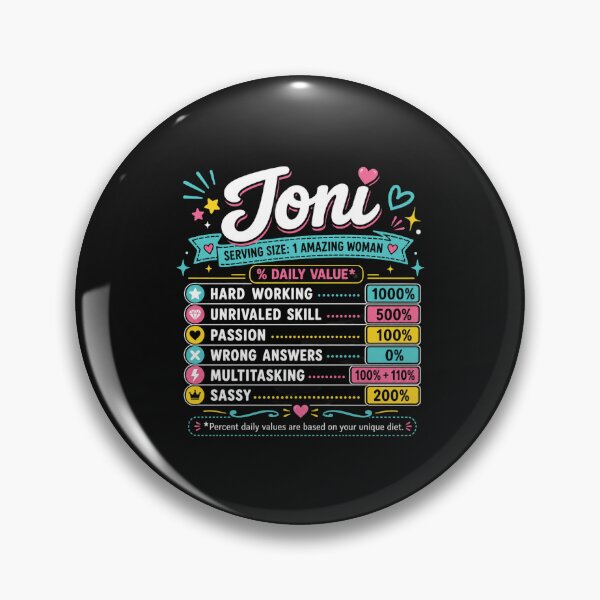 Item preview, Joni The Ultimate Music Legend designed and sold by TrendyThreadsCo.