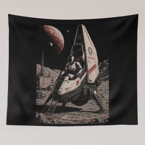 Item preview, YR2147 – Futuristic Robots & Space Exploration designed and sold by TEEJAMBOREE.