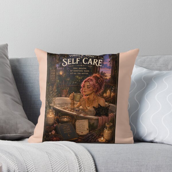 Item preview, Witchy Self Care Halloween Cozy Bath Cat Lover Magical Wellness Gift designed and sold by OlgaLuna_design.