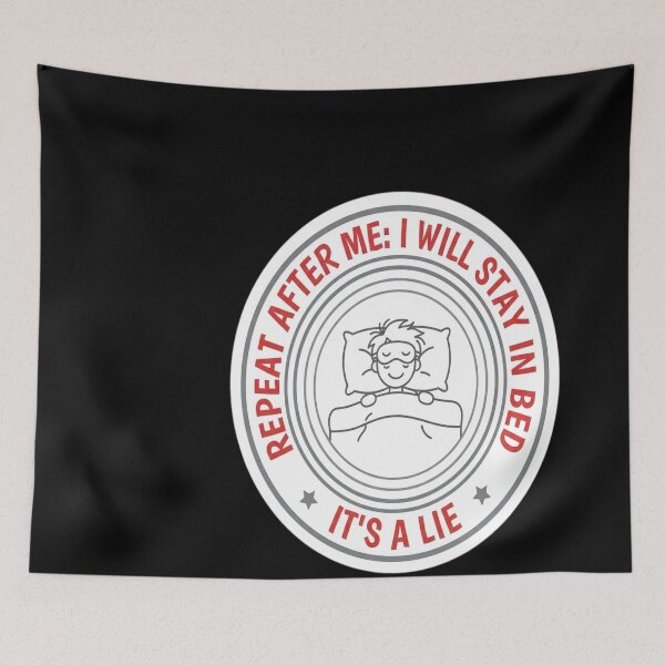 Item preview, I will stay in bed designed and sold by emmanuelsilve.