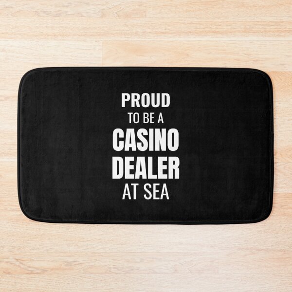 Item preview, Proud to be a Casino Dealer at Sea (White) designed and sold by ShipCrewNation.