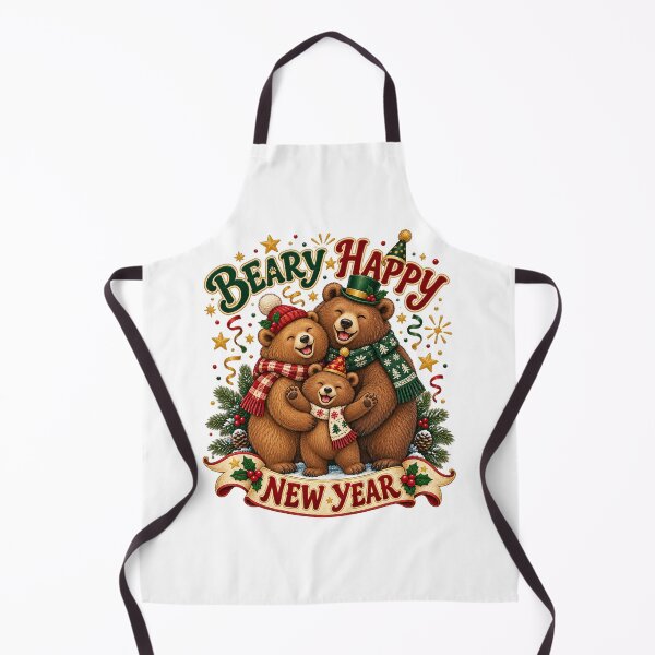 Item preview, Beary Happy New Year Family of Three designed and sold by Kolibra.