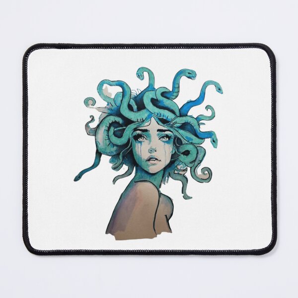 Item preview, Crying Woman With Turquoise Snake Covered Hair designed and sold by EmptyForest.