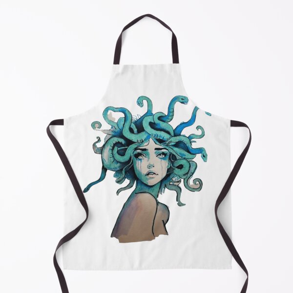 Item preview, Crying Woman With Turquoise Snake Covered Hair designed and sold by EmptyForest.